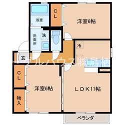 アルウェットの物件間取画像